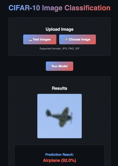 CIFAR-10 - Image Recognition